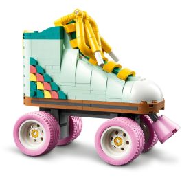 LEGO 31148 Creator Patines Retro 3en1, Set de Juguete Construible con Mini-Patineta y Boombox, Decoración Retro