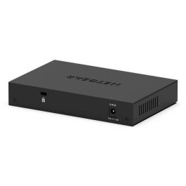 Netgear Switch Plus Gigabit Ethernet de 8 Puertos con 64 VLAN, Diseño Sin Ventilador, Eficiencia Energética y Montaje Versátil.