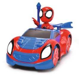 Coche radio control spidey web crawler, funciona adelante y marcha atrás en curva escala 1:24 17 cm