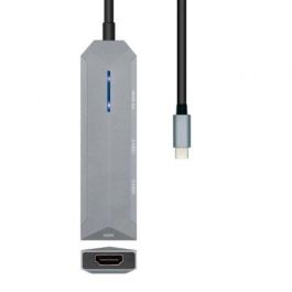 Aisens Dock Station USB-C a HDMI, 2 USB, PD 100W - Gris Aisens Dock Station USB-C a HDMI, 2 USB, PD 100W - Gris