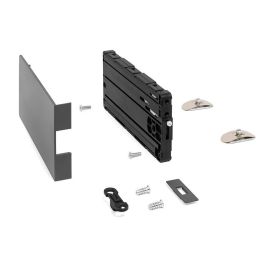 Effegi Brevetti Tapa para Mecanismo Slimwinch de Herraje Embutido, Acabado Gris