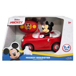 Coche Radio Control Mickey Roadster 27 Mhz ¡Gira Sobre Si Mismo! (Figura No Extraible) 19 Cm