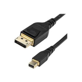 Cable DisplayPort Mini a DisplayPort Startech DP14MDPMM1MB Negro