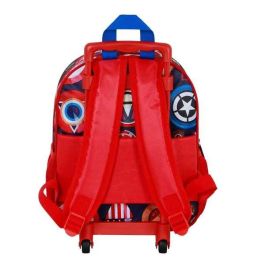 Karactermania Mochila Infantil 3D Capitán América Patriot con Ruedas 26 x 13 x 34 cm