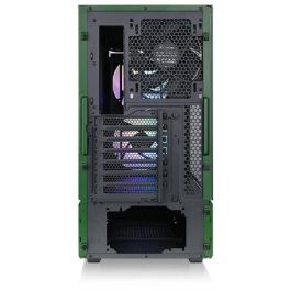 Thermaltake Ceres 350 MX Midi Tower PC Gaming Racing Green ATX con Ventana de Cristal Templado e Iluminación Multi