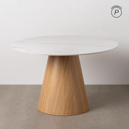 Mesa Comedor Blanco-Natural 120 X 120 X 75 cm Precio: 590.0081. SKU: B16NWT4626