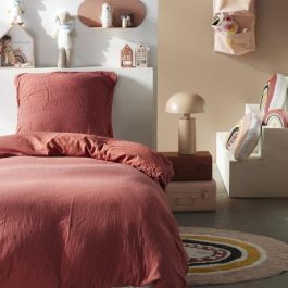 Today 123334 Juego de Cama Gasa de Algodón y Algodón Liso Terracota 140x200 cm para 1 Persona, tacto suave y cierre con botones ocultos Precio: 34.68999941. SKU: B19CTRXYEJ