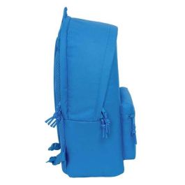 Safta Mochila Doble Portátil 15,6" + USB F.C. Barcelona Chica Indigo 31x44x18 cm