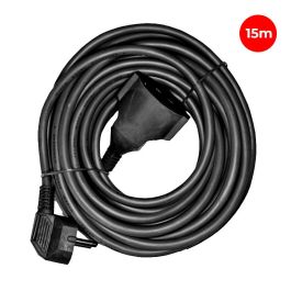 Edm Prolongador con 1 toma 2p+t 16A 250V~ 15m cable h05vv-f 3g1,5mm² negro Precio: 28.88999993. SKU: S7901148