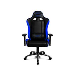 DRIFT DR200 Silla para videojuegos de PC Asiento acolchado Negro, Azul con reposabrazos 3D, respaldo reclinable y cojines lumbar/cervical