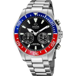 Reloj Hombre Jaguar J888/4 Negro Plateado Reloj Hombre Jaguar J888/4 Negro Plateado
