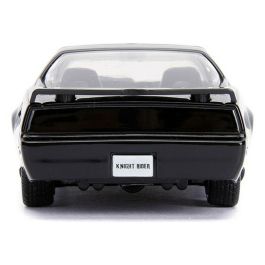 Coche de metal fantástico kitt con luz escala 1:24 30x15x11 cm Coche de metal fantástico kitt con luz escala 1:24 30x15x11 cm