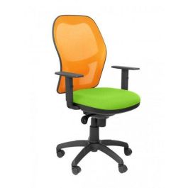 Silla Piqueras Y Crespo Jorquera Brazos Regulables Mecanismo Sincro Con Regulador De Tension Respaldo De Malla Naranja Y Asiento Tapizado Bali Verde Pistacho Precio: 319.50000027. SKU: S5702821
