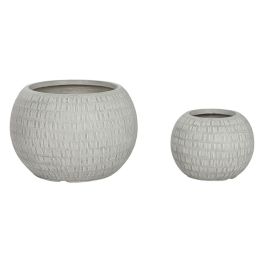 Macetero Home ESPRIT Gris Magnesio 55 x 55 x 38 cm (2 Piezas) Precio: 103.99000029. SKU: B194Z98YWC