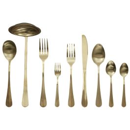 Home Deco Factory Cubertería Mirage 39 Piezas Acero Inoxidable Acabado Dorado Precio: 43.49999973. SKU: B1E5RBP3K9