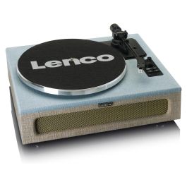 Lenco LS-440BUBG - Tocadiscos Vinilo con 4 Altavoces Integrados, Plato Giratorio