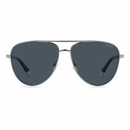 Polaroid PLD 4126/S Gafas de Sol para Hombre - Aviador, Montura Acero Inoxidable, Cristal 58 mm, Patillas 140 mm