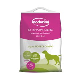 Inodorina Empapador Higiénico Training para Perros Perfumado Flores del Campo 60x90 cm 10 unidades Adhesivo Antideslizante Precio: 6.50000021. SKU: B1CTX52KHK