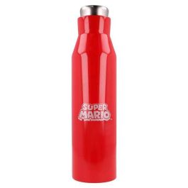 Botella termo de acero inoxidable super mario 580 ml. Botella termo de acero inoxidable super mario 580 ml.