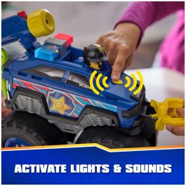 Paw Patrol Vehículo Deluxe de Chase con Rescue Wheels - Funciona con 2 Pilas AAA - Edad Recomendada 3 Años Paw Patrol Vehículo Deluxe de Chase con Rescue Wheels - Funciona con 2 Pilas AAA - Edad Recomendada 3 Años