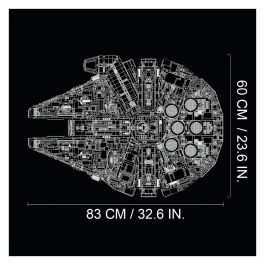 LEGO Star Wars Millennium Falcon 7541 Piezas, Set de Construcción para Adultos, Réplica de la Nave Espacial, 16+ Años