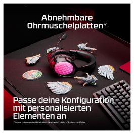 HyperX Cloud III S Wireless - Auriculares Gaming Inalámbricos con Micrófono Extraíble, Bluetooth 5.3, RF 2.4 GHz, 120h Batería, Almohadillas, Negro