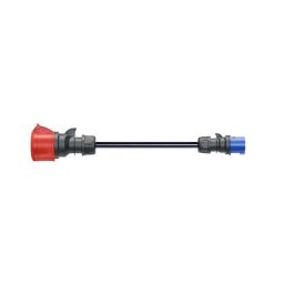 go-e Gemini flex 22 kW Set (16 A doméstico, azul, rojo) - Adaptador para CEE rojo 16 A, CEE azul 16 A y enchufe doméstico