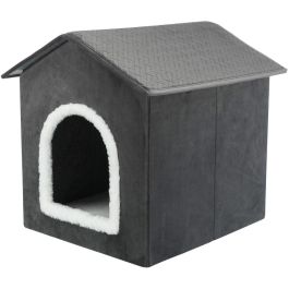 Trixie TRI4057589379115 - Refugio Livia para mascotas - 38x41x44 cm - Gris oscuro y Blanco