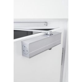 Abus AC7303 S Cierrapuertas de Cierre Seguro y Silencioso para Puertas de hasta 96 cm, Soporta 60 kg