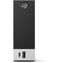 Seagate One Touch HUB Disco Duro Externo 10 TB USB 3.2 Gen 1 con Concentrador USB-A/C para Sobremesa, Compatible PC/Mac, Negro y Gris