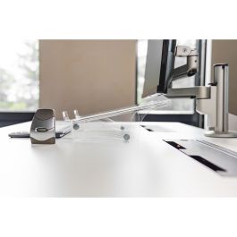 BakkerElkhuizen Q-doc 515 Soporte Documentos Ajustable Acrílico Plástico Acero 10 kg 120-240 mm Transparente