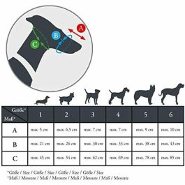 Hunter Bozal Albury 5 para Perros con Protección Anticebos Envenenados. Flexible, Plástico Resistente, Acolchado, Permite Beber y Jadear, Negro.