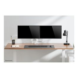 Neomounts Brazo de Monitor para 2 Pantallas DS75-450WH2, 17-32 Pulgadas, 8kg por Pantalla, Resorte de Gas, Blanco