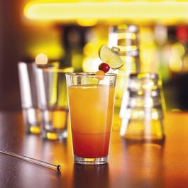 Arcoroc Vasos Altos Stack Up Vidrio Templado Transparente 29 cL - Pack de 6 Unidades, Apto Lavavajillas y Microondas