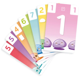 Happy Mochi Juego de Cartas Cigomático Juego de Mesa Familiar para 2 a 6 Jugadores A Partir de 8 Años 20 Min Tamaño Portátil Práctico AABSL85628