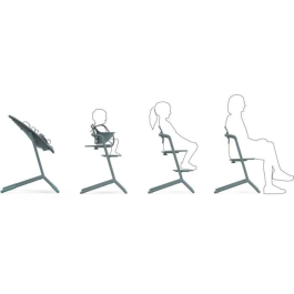 Cybex Gold Silla Alta Lemo 2 Escalable y Ajustable Silla Comedor Bebé Azul Piedra AUC4063846288496