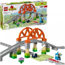 Lego DUPLO 10426 Set de Expansión My Town: Vías de Tren y Puente para Aprendizaje Temprano