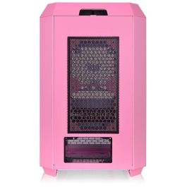 Thermaltake The Tower 300 Bubble Pink Micro Torre PC - Caja gaming de Metal y Vidrio Templado Rosado para placas Micro-ITX/Mini-ITX