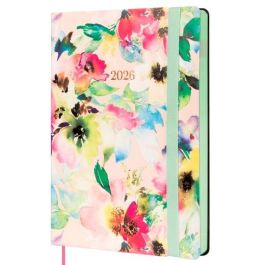 Finocam Fa5-148x210 mm Agenda Flexi Joy 2026, 1 Día/Página, Tapa Blanda, Diseño Bloom, DIN A5 Precio: 11.88999966. SKU: B1G9SLDP7F