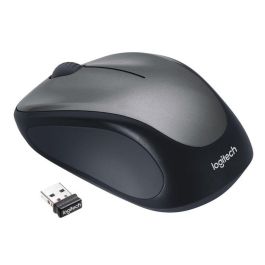 LOGITECH Ratón M235 Inalámbrico Negro/Gris 910-002201 - Seguimiento óptico Avanzado, Comodidad Diseño Contorneado
