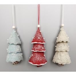 DKD Home Decor Decoración Colgante Navidad Tradicional para Árbol PVC Surtido Colores 11x38x11 cm (12 Unidades) Precio: 44.80146. SKU: B1JYQYQ456