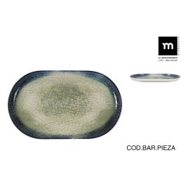 La Mediterranea Fuente Ovalada "Olaf" Nordic Brillo 25 cm x 15 cm x 2.2 cm (18 Unidades) Precio: 55.50000049. SKU: B1EEB4KJ2X