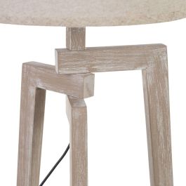 Lámpara de mesa Blanco Lino Madera 60 W 220 V 240 V 220-240 V 30 x 30 x 66 cm Lámpara de mesa Blanco Lino Madera 60 W 220 V 240 V 220-240 V 30 x 30 x 66 cm