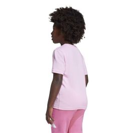 Camiseta de Manga Corta Infantil Adidas Lk Ice Rosa XL