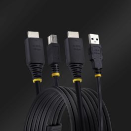 Cable adaptador Startech HU12210-KVM-CABLE Negro Cable adaptador Startech HU12210-KVM-CABLE Negro