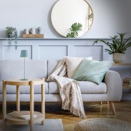 Brilliant BRI4004353428241 Lámpara de mesa LED KAAMI Azul Nórdico 2W IP44 Metal/Plástico