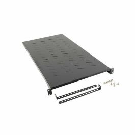 Lanberg AK-1013-B Cajón Metálico para Rack de 19 Pulgadas y 900 mm de Profundidad, Color Negro, Compatible con Armarios de Servidores