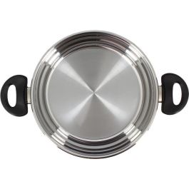 Menastyl 6020256 Horno holandés de Acero Inoxidable 24 cm - Apto para todo tipo de fuegos, incluida inducción