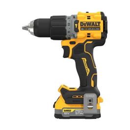 DeWalt Taladro Percutor Compacto 18V Powerstack Sin Escobillas Dcd805E2T-Qw con 2 Baterías y Cargador Incluidos