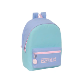 Mochila para Portátil y Tablet con Salida USB Munich Mellow Azul Rosa Celeste Precio: 40.79000024. SKU: B185E7V8W3